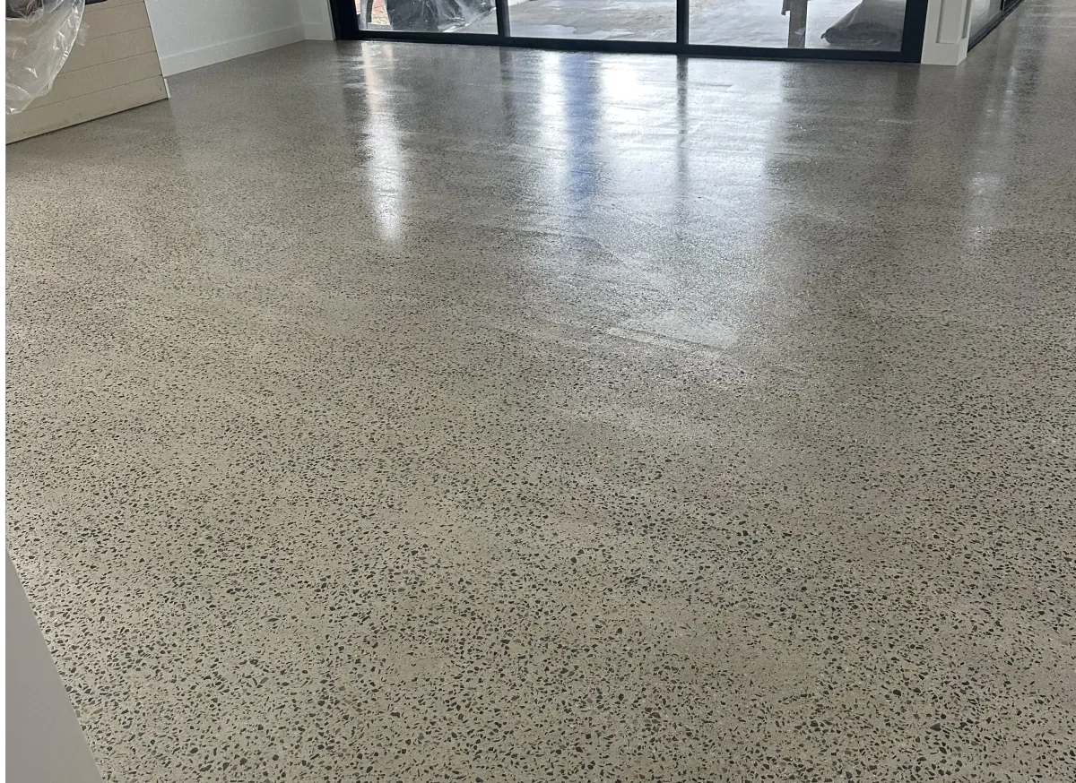 Industrial concrete floor restoration