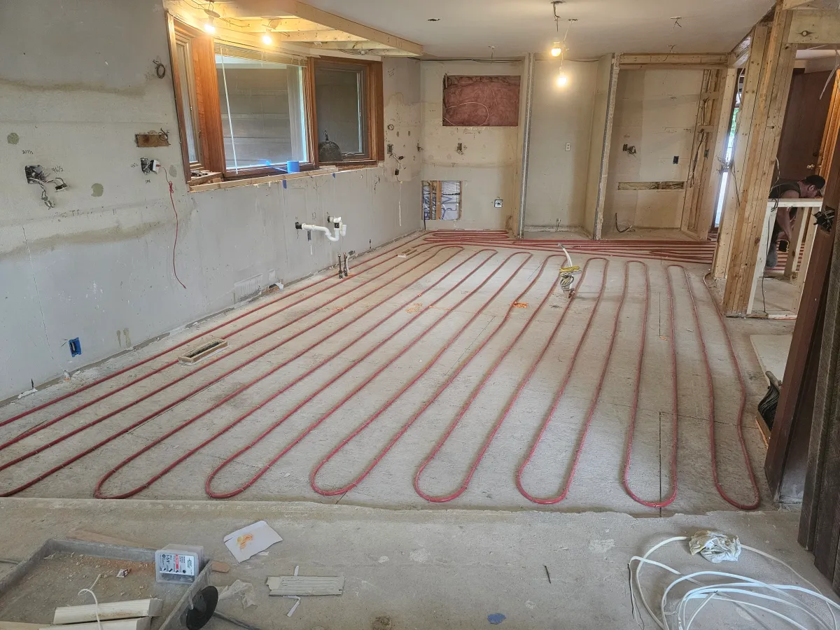 Before: Residential garage floor — Minneapolis, MN